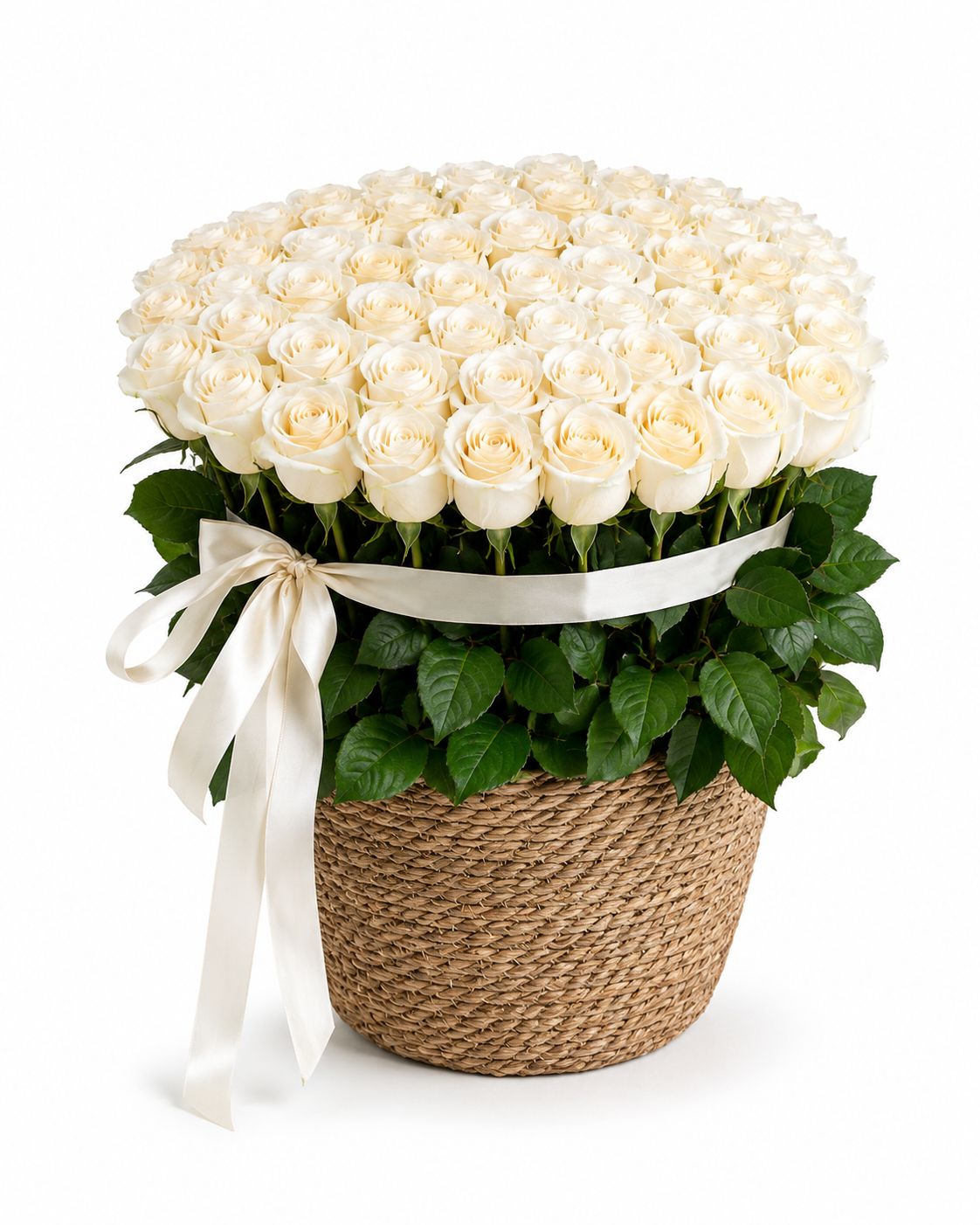 THE 100 ROSE BASKET